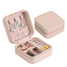 Load image into Gallery viewer, 💎 Travel Jewelry Box for Women – Portable Organizer for Rings, Earrings, Necklaces &amp; Watch
