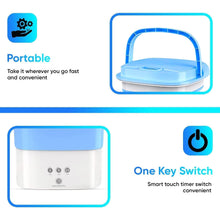 Load image into Gallery viewer, Foldable Portable Mini Washing Machine – Compact Ultrasonic Washer for Clothes, Travel &amp; Apartments
