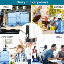 Load image into Gallery viewer, Smart Automatic Water Dispenser Pump – USB Rechargeable, One-Touch Electric Water Bottle Pump for 20L Cans
